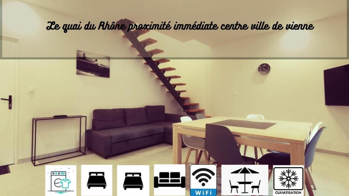 Le Quai Du Rhone Apartamento Sainte-Colombe  Quarto foto
